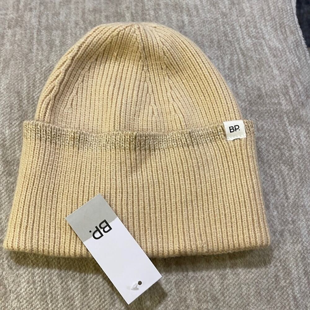 NEW BP. Simple Basic Super Cute Warm Beanie Hat Beige